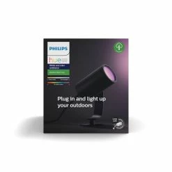 Philips Leuchten Philips Hue Lily Gartenspot Basis-Set LED Schwarz, 1-flammig, Farbwechsler -Deutschland Deckenleuchten außen Verkäufe 2022 philips hue lily gartenspot basis set 8718696169087 23