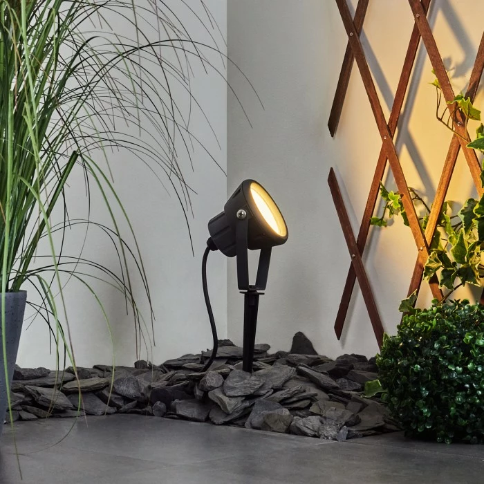 Hofstein Sempach Gartenstrahler LED Schwarz, 1-flammig, Farbwechsler 7 Hofstein Sempach Gartenstrahler LED Schwarz, 1-flammig, Farbwechsler – Bild 7