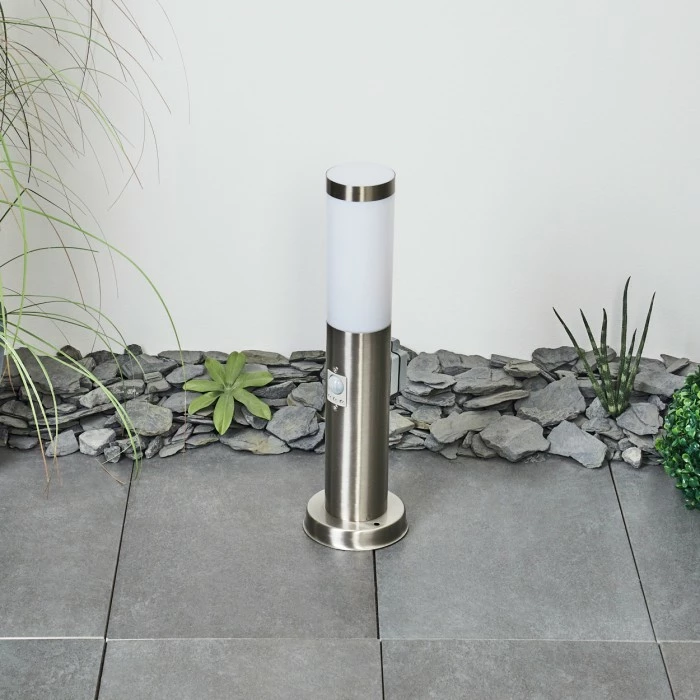 Hofstein Sessa Wegeleuchte Nickel-Matt, 1-flammig, Bewegungsmelder 12 Hofstein Sessa Wegeleuchte Nickel-Matt, 1-flammig, Bewegungsmelder – Bild 12