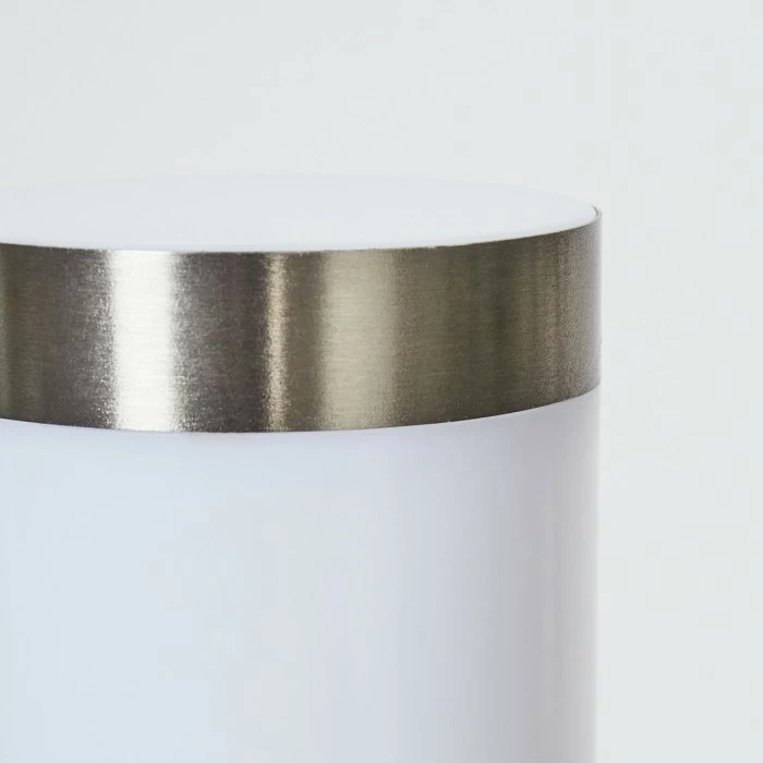 Hofstein Sessa Wegeleuchte Nickel-Matt, 1-flammig, Bewegungsmelder 3 Hofstein Sessa Wegeleuchte Nickel-Matt, 1-flammig, Bewegungsmelder – Bild 3