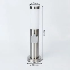 Hofstein Sessa Wegeleuchte Nickel-Matt, 1-flammig 15 Hofstein Sessa Wegeleuchte Nickel-Matt, 1-flammig -Deutschland Deckenleuchten außen Verkäufe 2022 sessa wegeleuchte h3018071 3