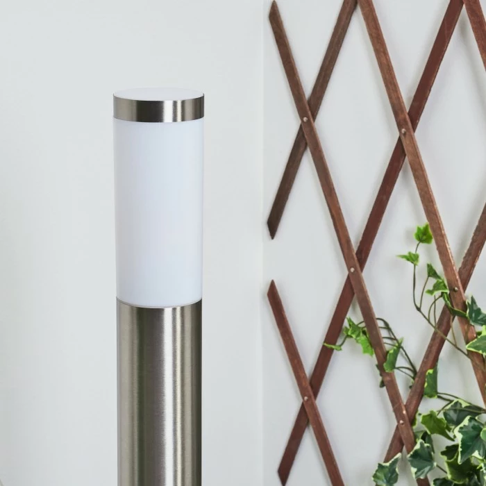 Hofstein Sessa Wegeleuchte Nickel-Matt, 1-flammig 10 Hofstein Sessa Wegeleuchte Nickel-Matt, 1-flammig – Bild 10