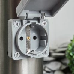 Hofstein Sessa Wegeleuchte Nickel-Matt, 1-flammig, Bewegungsmelder -Deutschland Deckenleuchten außen Verkäufe 2022 sessa wegeleuchte h3018163 5