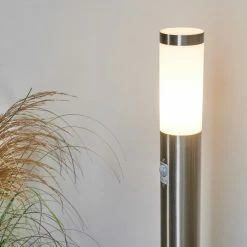 Hofstein Sessa Wegeleuchte Nickel-Matt, 1-flammig, Bewegungsmelder -Deutschland Deckenleuchten außen Verkäufe 2022 sessa wegeleuchte h3018163 8