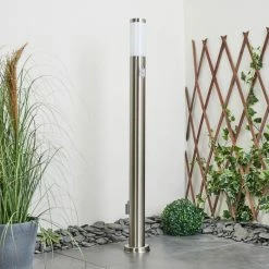 Hofstein Sessa Wegeleuchte Nickel-Matt, 1-flammig, Bewegungsmelder -Deutschland Deckenleuchten außen Verkäufe 2022 sessa wegeleuchte h3018163 9