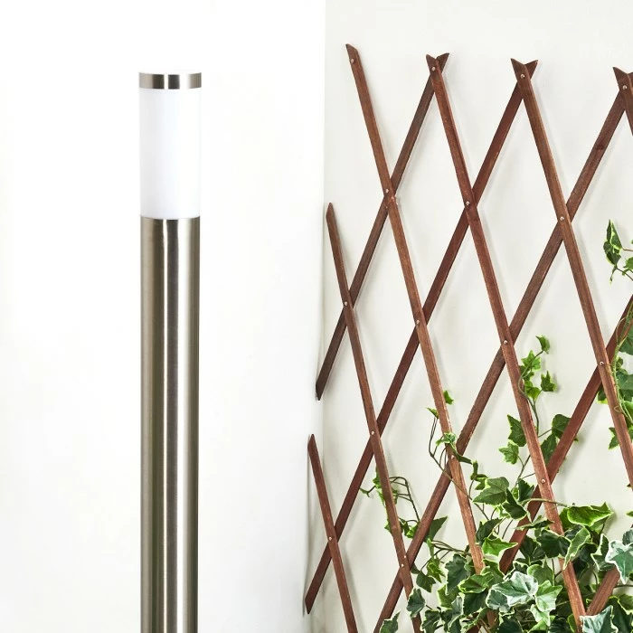 Hofstein Sessa Wegeleuchte Nickel-Matt, 1-flammig 12 Hofstein Sessa Wegeleuchte Nickel-Matt, 1-flammig – Bild 12