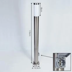 Hofstein Sessa Wegeleuchte Nickel-Matt, 1-flammig 15 Hofstein Sessa Wegeleuchte Nickel-Matt, 1-flammig -Deutschland Deckenleuchten außen Verkäufe 2022 sessa wegeleuchte h3018170 3