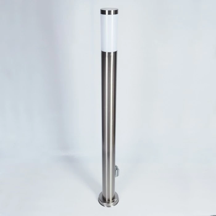 Hofstein Sessa Wegeleuchte Nickel-Matt, 1-flammig 8 Hofstein Sessa Wegeleuchte Nickel-Matt, 1-flammig – Bild 8