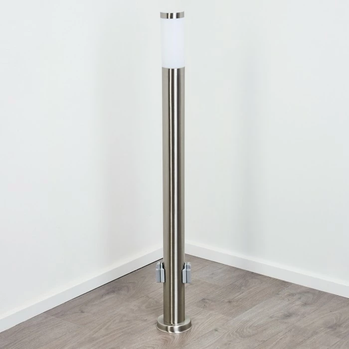 Hofstein Sessa Wegeleuchte Nickel-Matt, 1-flammig 8 Hofstein Sessa Wegeleuchte Nickel-Matt, 1-flammig – Bild 8