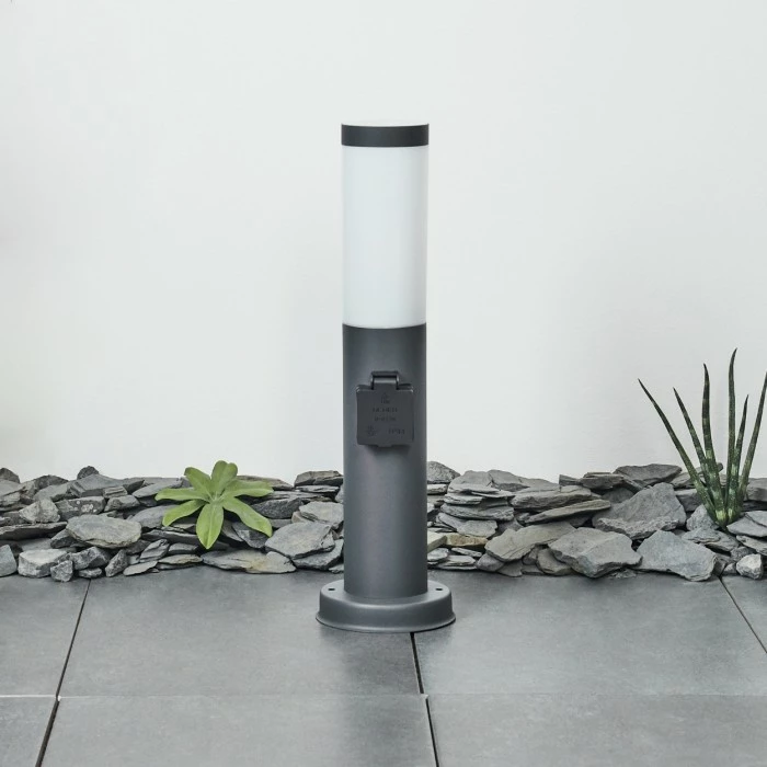 Hofstein Sessa Wegeleuchte Anthrazit, 1-flammig 8 Hofstein Sessa Wegeleuchte Anthrazit, 1-flammig – Bild 8