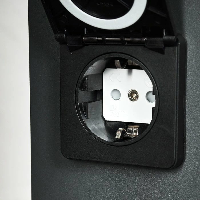 Hofstein Swanek Wegeleuchte LED Anthrazit, 1-flammig 12 Hofstein Swanek Wegeleuchte LED Anthrazit, 1-flammig – Bild 12