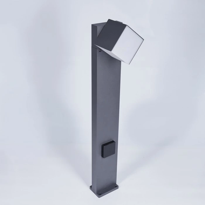 Hofstein Swanek Wegeleuchte LED Anthrazit, 1-flammig 8 Hofstein Swanek Wegeleuchte LED Anthrazit, 1-flammig – Bild 8