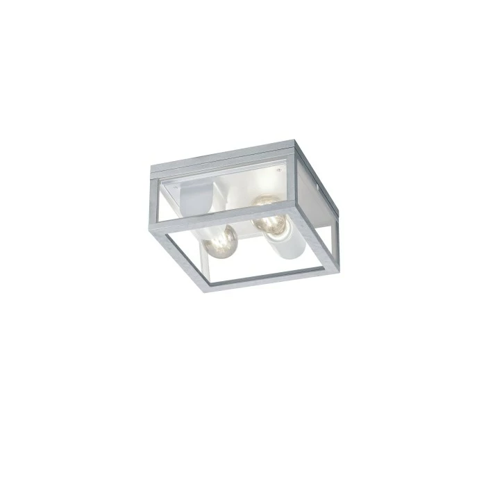 Trio Leuchten Trio Garonne Deckenleuchte Verzinkt, 2-flammig 1 Trio Leuchten Trio Garonne Deckenleuchte Verzinkt, 2-flammig