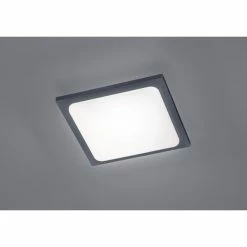 Trio Leuchten TRAVE Deckenleuchte LED Anthrazit, 1-flammig