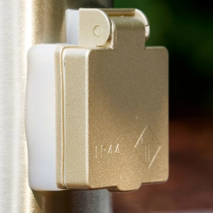 Hofstein Tunes Wegeleuchte Edelstahl, 1-flammig 8 Hofstein Tunes Wegeleuchte Edelstahl, 1-flammig – Bild 8