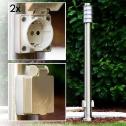 Hofstein Tunes Wegeleuchte Edelstahl, 1-flammig -Deutschland Deckenleuchten außen Verkäufe 2022 tunes wegeleuchte h168074 9