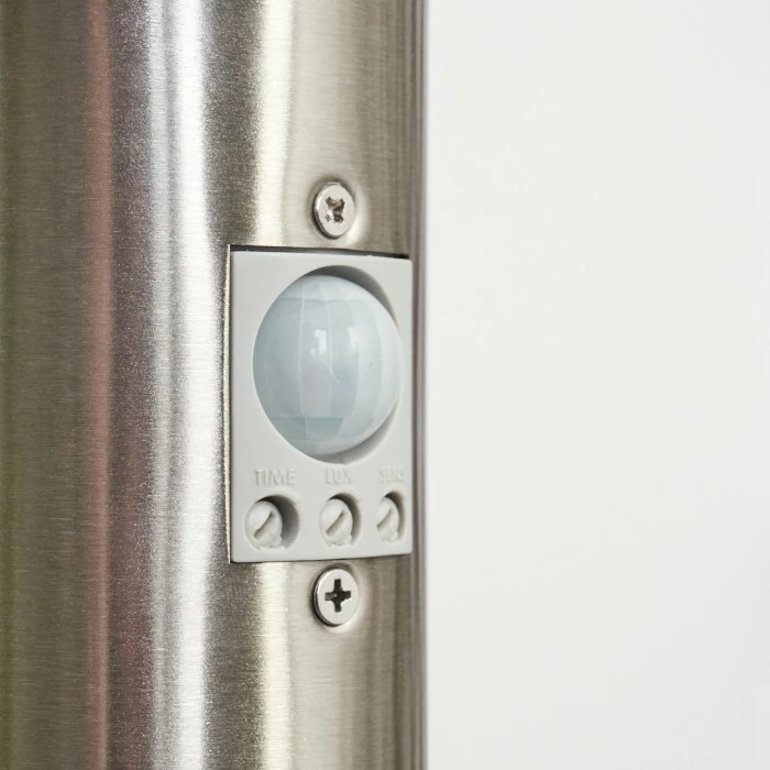 Hofstein Tunes Wegeleuchte Nickel-Matt, 1-flammig, Bewegungsmelder 3 Hofstein Tunes Wegeleuchte Nickel-Matt, 1-flammig, Bewegungsmelder – Bild 3