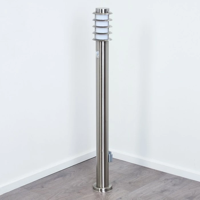 Hofstein Tunes Wegeleuchte Nickel-Matt, 1-flammig, Bewegungsmelder 8 Hofstein Tunes Wegeleuchte Nickel-Matt, 1-flammig, Bewegungsmelder – Bild 8