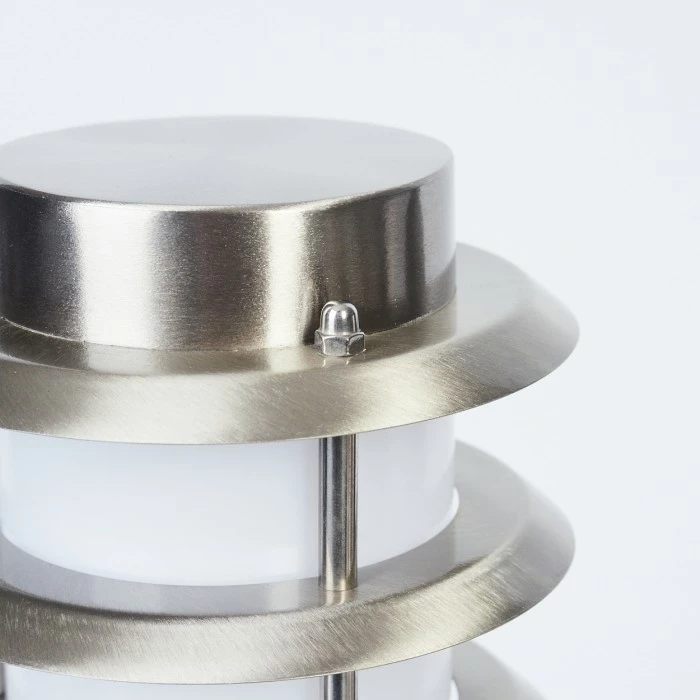 Hofstein Tunes Wegeleuchte Nickel-Matt, 1-flammig 3 Hofstein Tunes Wegeleuchte Nickel-Matt, 1-flammig – Bild 3