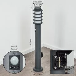 Hofstein Tunes Wegeleuchte Anthrazit, 1-flammig, Bewegungsmelder -Deutschland Deckenleuchten außen Verkäufe 2022 tunes wegeleuchte h3459027 3