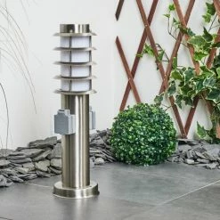 Hofstein Tunes Wegeleuchte Nickel-Matt, 1-flammig -Deutschland Deckenleuchten außen Verkäufe 2022 tunes wegeleuchte h3459072 11