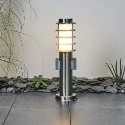 Hofstein Tunes Wegeleuchte Nickel-Matt, 1-flammig -Deutschland Deckenleuchten außen Verkäufe 2022 tunes wegeleuchte h3459072 6