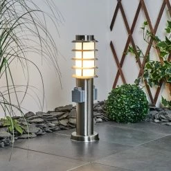 Hofstein Tunes Wegeleuchte Nickel-Matt, 1-flammig -Deutschland Deckenleuchten außen Verkäufe 2022 tunes wegeleuchte h3459072 8