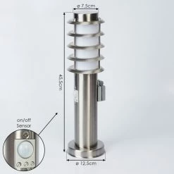 Hofstein Tunes Wegeleuchte Nickel-Matt, 1-flammig, Bewegungsmelder 13 Hofstein Tunes Wegeleuchte Nickel-Matt, 1-flammig, Bewegungsmelder -Deutschland Deckenleuchten außen Verkäufe 2022 tunes wegeleuchte h3539323 3