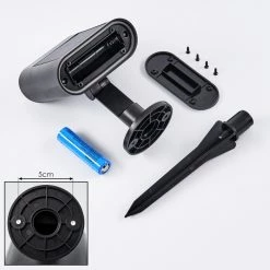 Hofstein Usmagama Solar Gartenstrahler LED Schwarz, 1-flammig, Bewegungsmelder, Farbwechsler -Deutschland Deckenleuchten außen Verkäufe 2022 usmagama solar gartenstrahler h3651919 5